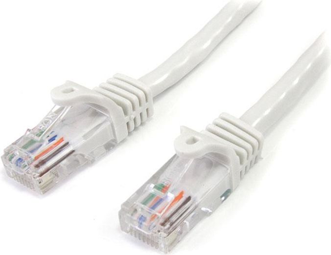 StarTech CAT 5E Biały Patchcord 2M (45PAT2MWH)