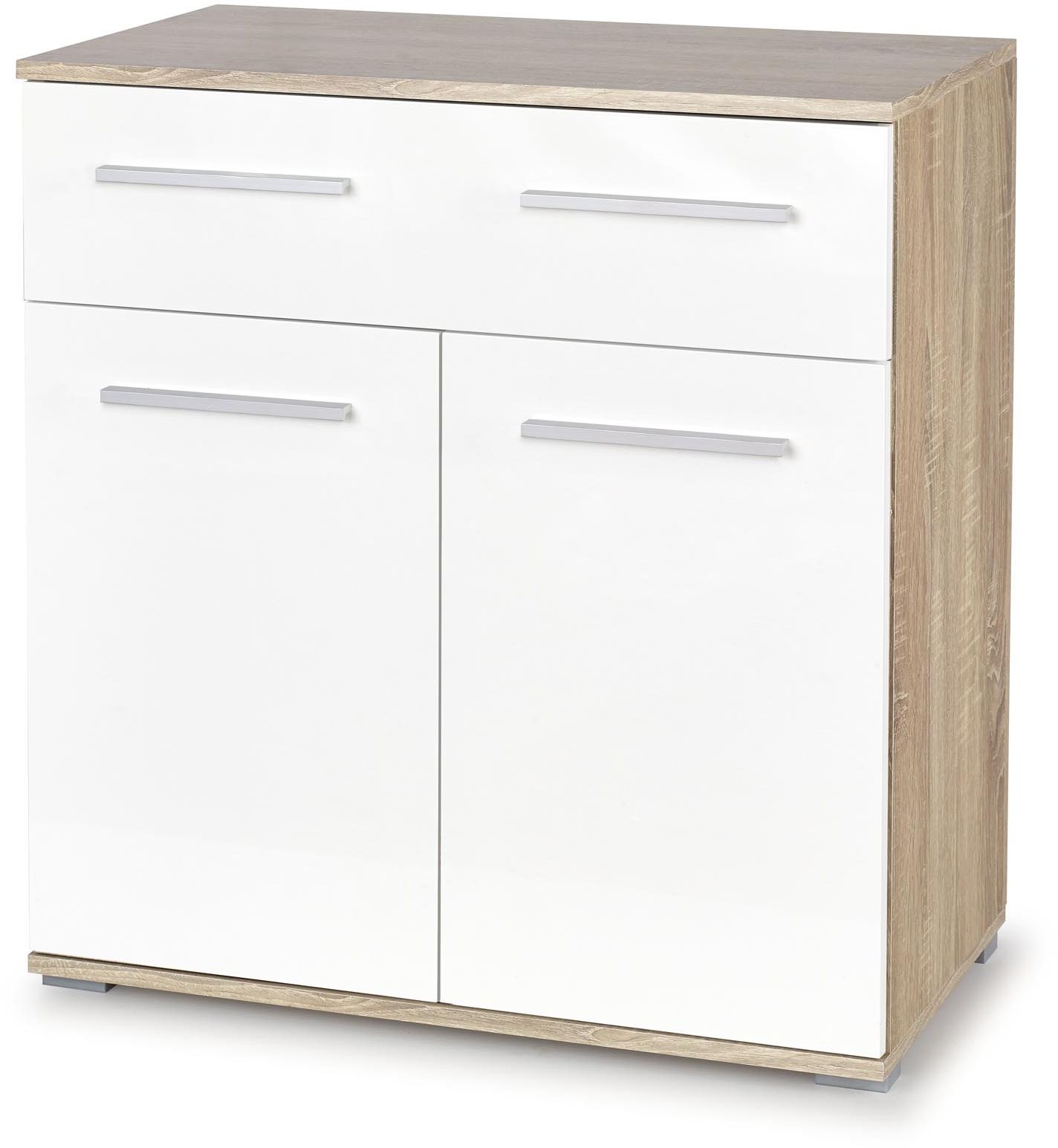 Halmar LIMA KM-1 komoda dąb sonoma / biały