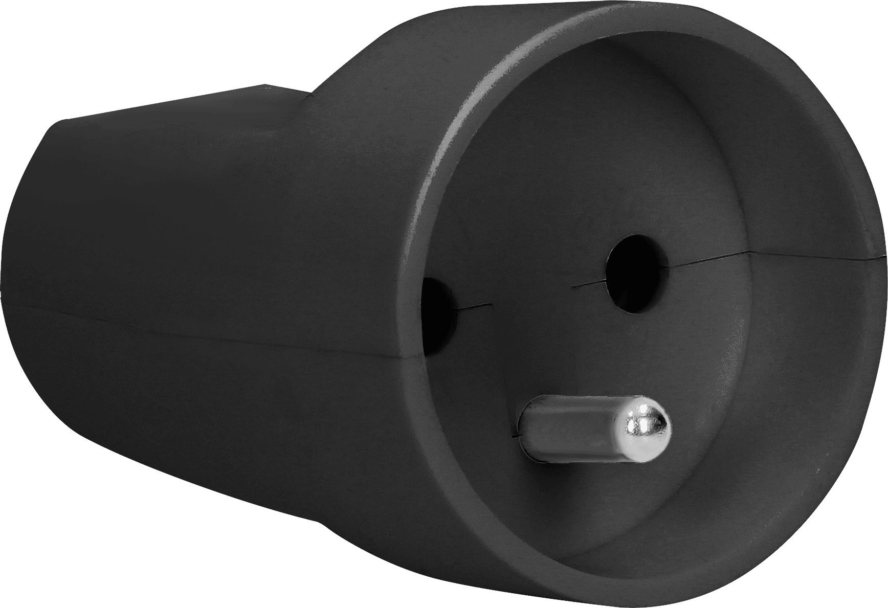 Orno Gniazdo przenośne pojedyncze rozbieralne, 16A, 250V, 2P+Z, czarne