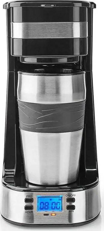 Nedis Nedis KACM300FBK Ręczny Przelewowy ekspres do kawy 0,42 l