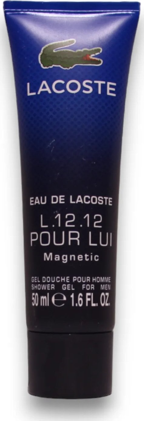 Lacoste Lacoste, Eau de Lacoste L.12.12 Magnetic, Cleansing, Shower Gel, For All Skin Types, 50 ml For Men