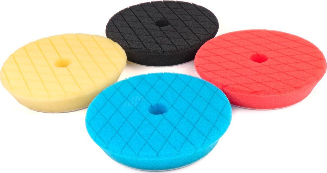 AMiO Zestaw do polerowania gąbki polerskie 4 szt. 125 mm/ 150 mm amio-03711