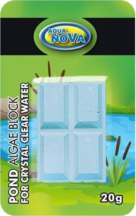 Aqua Nova Preparat na glony do oczka wodnego - POND Algae BLOCK - 20g