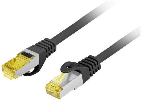 PATCHCORD KAT.6A S/FTP LSZH CU 20M CZARNY FLUKE PASSED LANBERG