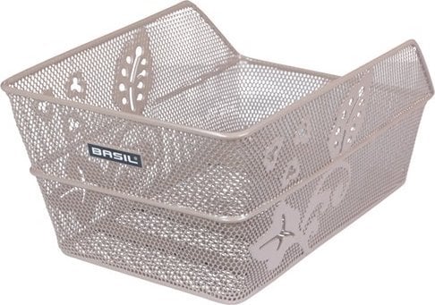 Kosz na bagażnik BASIL CENTO FLOWER REAR BASKET, Stalowy, Nude Metallic (NEW 2025)