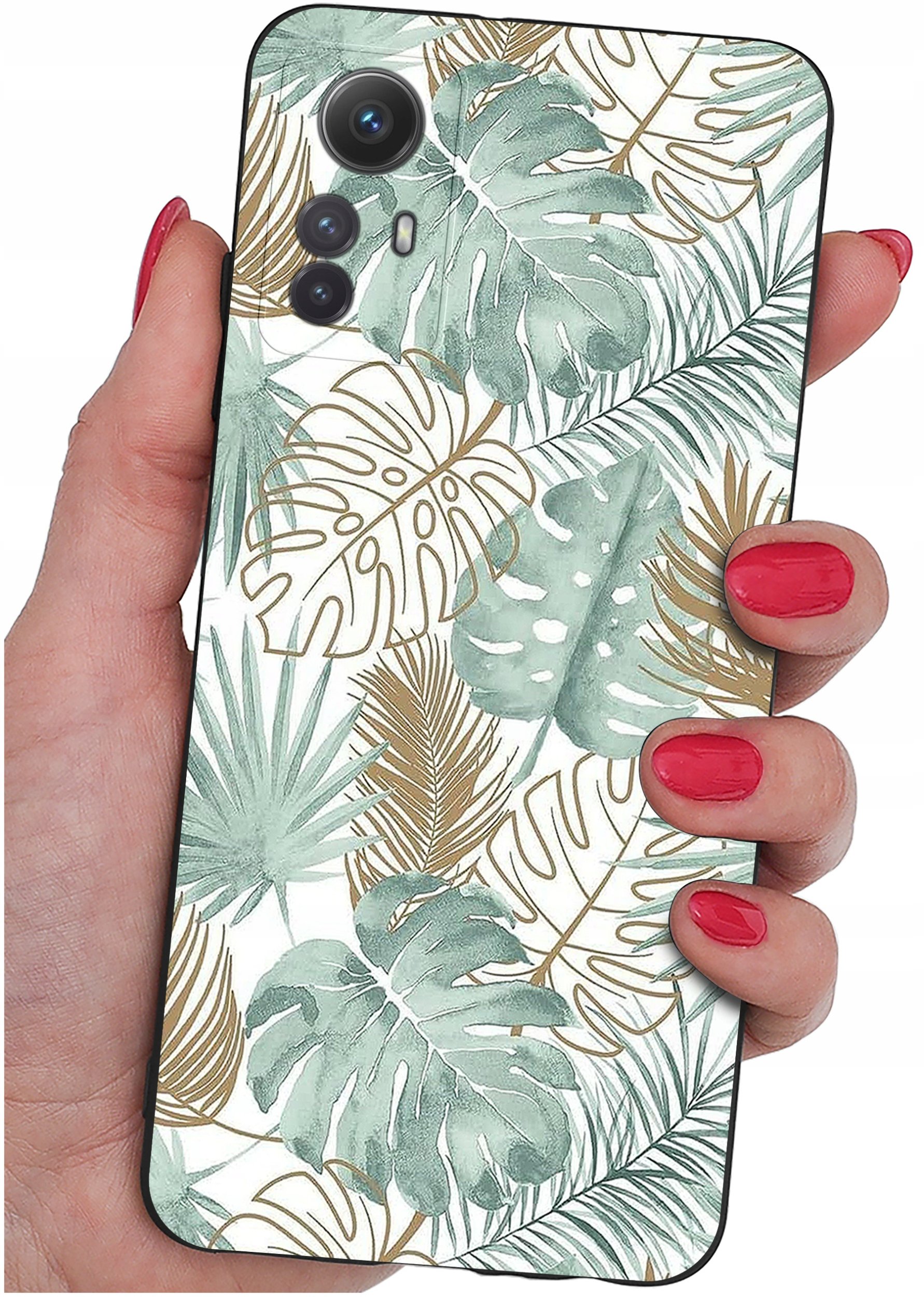 ETUI do Xiaomi Redmi Note 12S | WZORY | SILIKONOWE MATT CASE + SZKŁO 9H