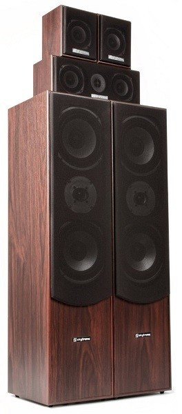 Zestaw kolumn kina domowego Fenton 5.0 Orzech one size