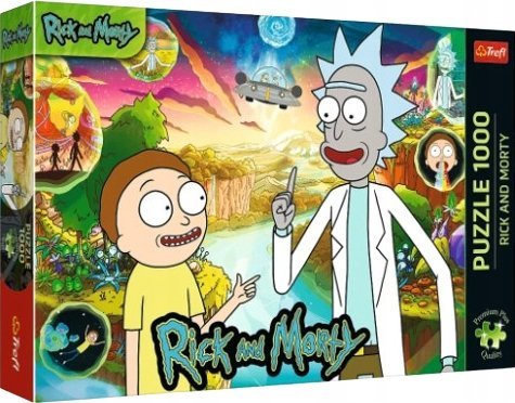 Trefl Puzzle 1000 elementów Premium Plus Rick i Morty