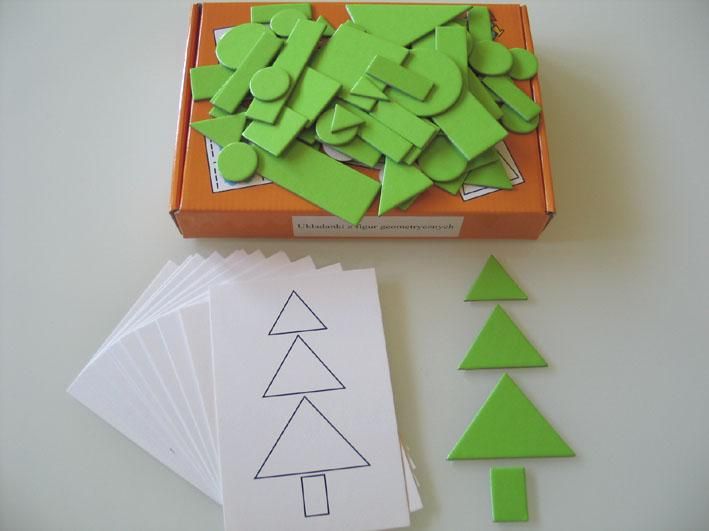 Arson Zestaw dydaktyczny. Układanki z figur geometrycz.