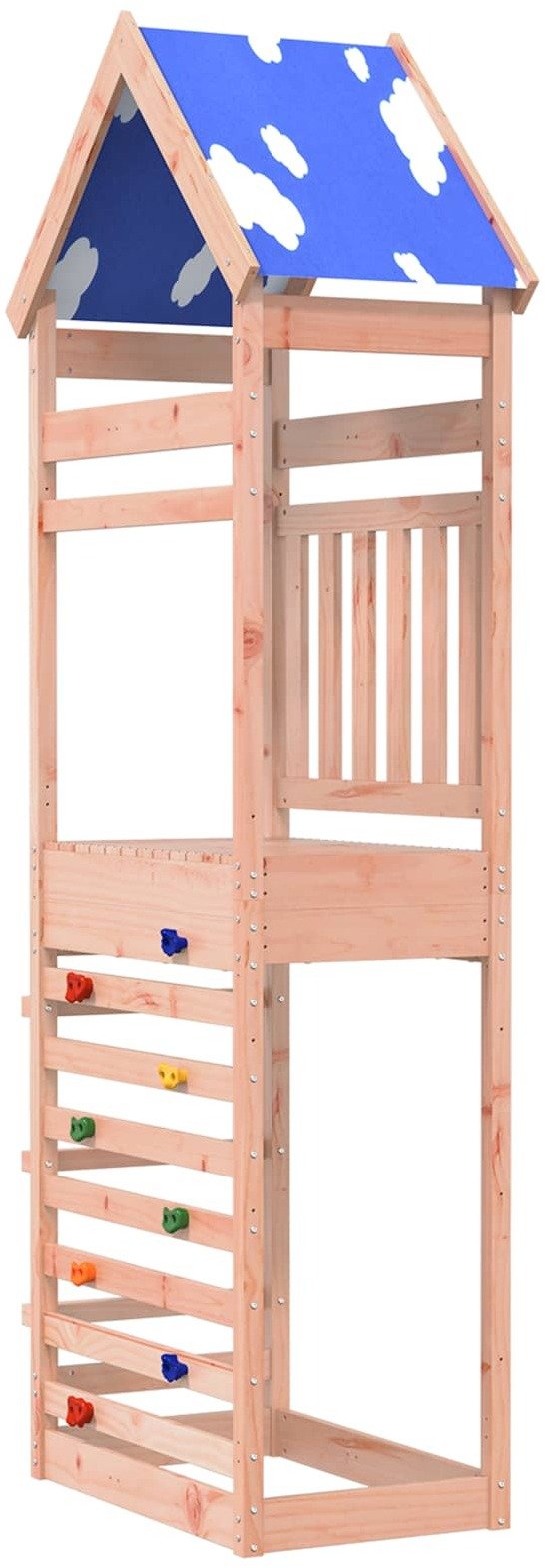 vidaXL Plac zabaw Brązowy 52,5 x 85 x 265 cm Lekkie drewno douglasowe