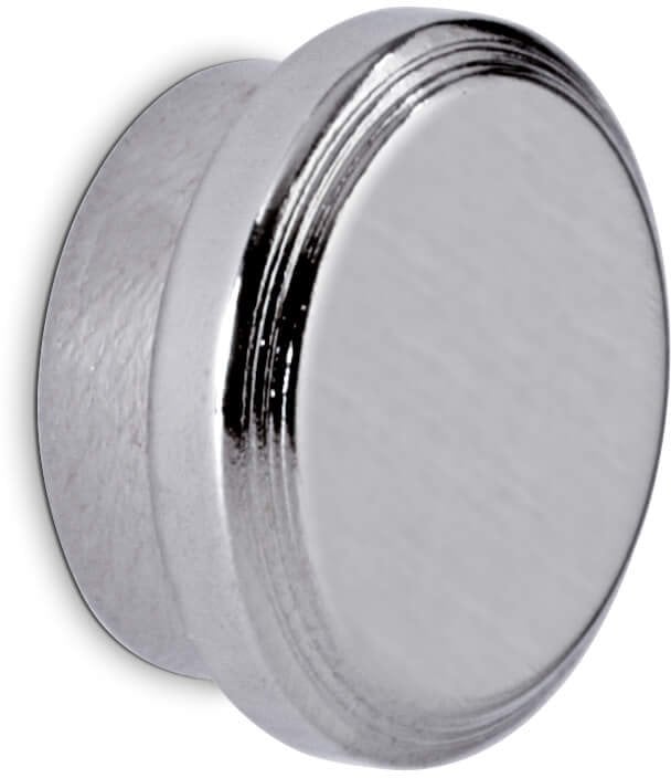 MAUL Neodym-Kraftmagnet,  16 mm , 5 kg, 2 St. hellsilber