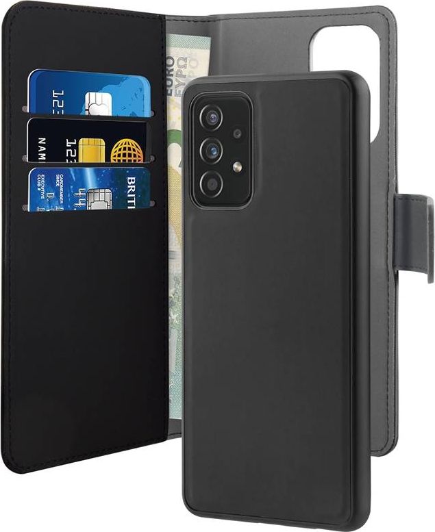 Puro Etui PURO Wallet Detachable 2w1 Samsung Galaxy A72 (czarny)