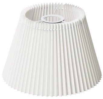 PLISSESKÆRM EMMA VILLA VÆG/PENDEL SIDE 18 CM HVID