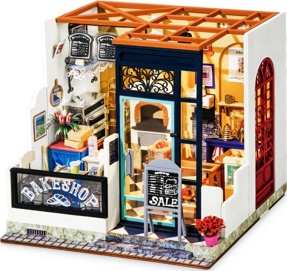 Robotime Technology ROBOTIME Składany Drewniany Model Puzzle 3D Piekarnia Nancy