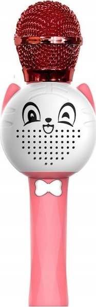 Mikrofon Pan i Pani Gadżet Bezprzewodowy Mikrofon Bluetooth Kotek Karaoke