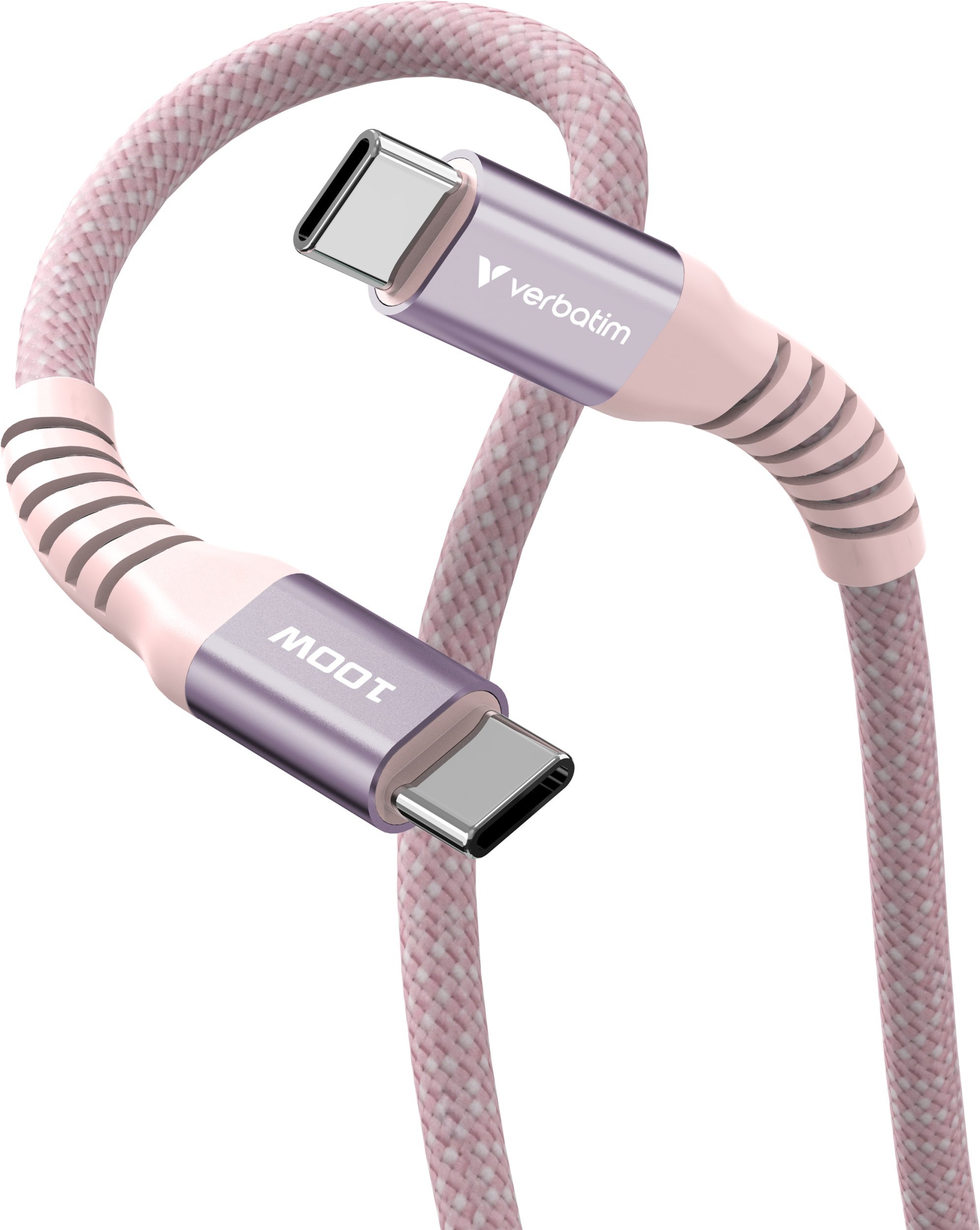 Kabel USB Neutralle USB-C - USB-C 1.2 m Różowy (31857)