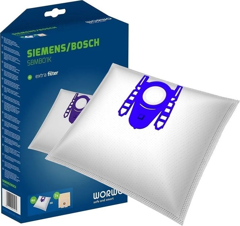 Worek do odkurzacza Worwo 24x WORKI ODKURZACZA DO BOSCH SIEMENS SBMB01K TYP D E F G H