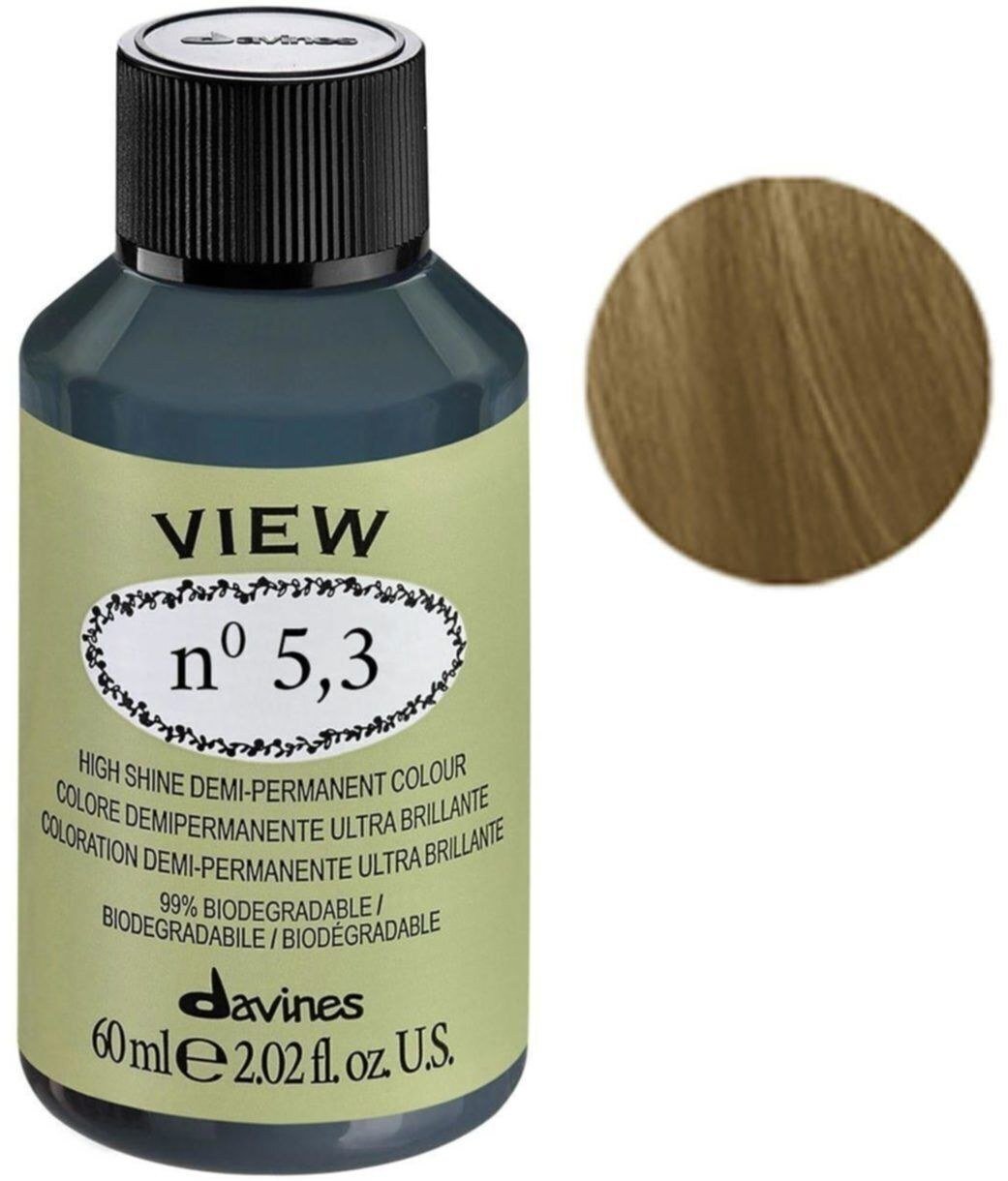 Davines, View, Demi-Permanent Hair Dye, 5.3 , 60 ml For Women