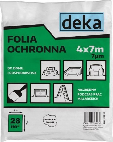Folia malarska Deka FOLIA OCHRONNA 4X7 0,007
