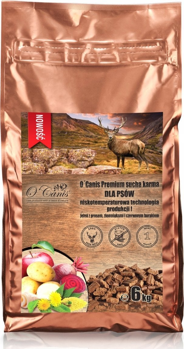 O´Canis Premium jeleń, ziemniak,burak dla psa 6kg