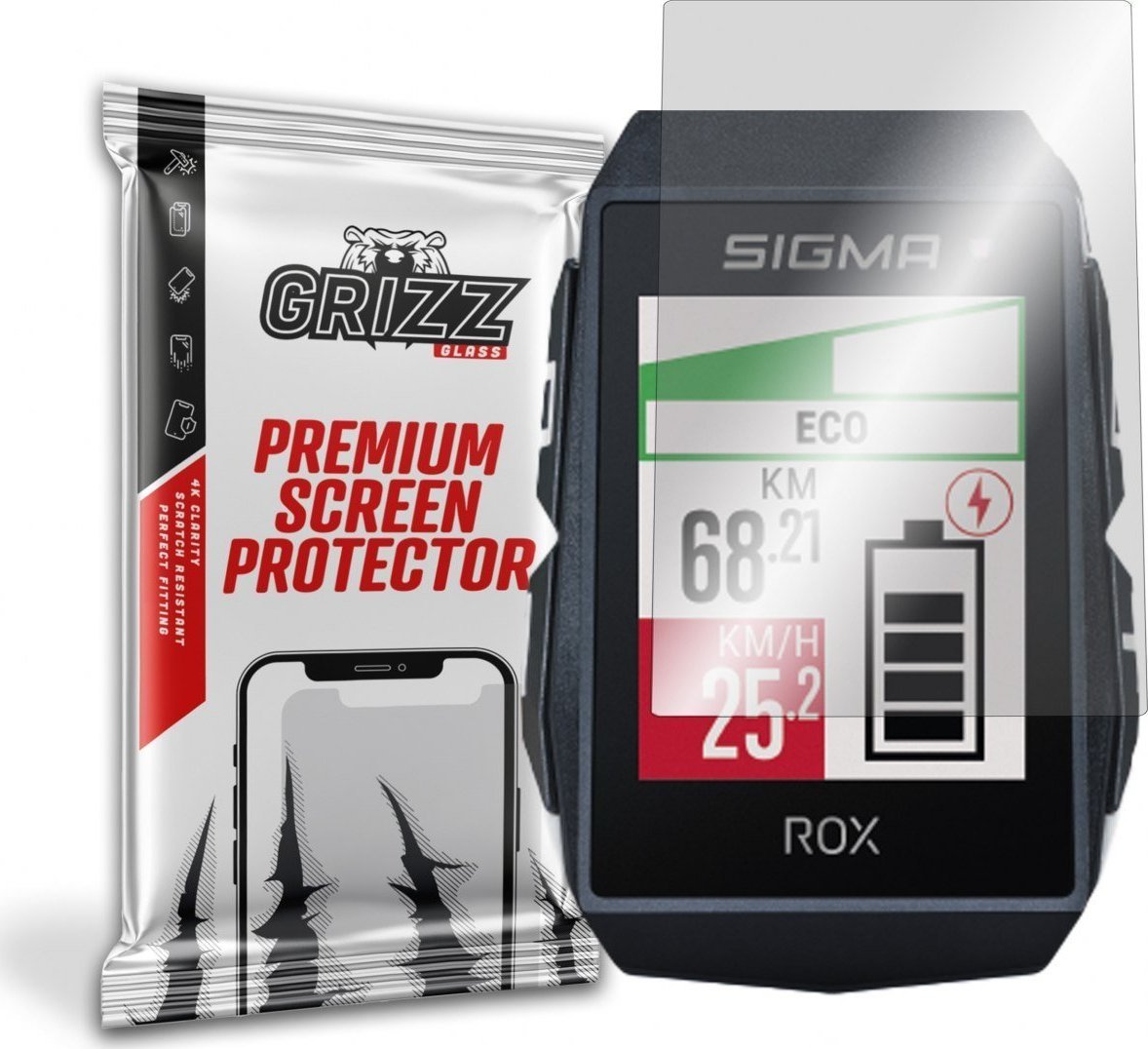 GrizzGlass Szkło hybrydowe Grizz Sigma Sport ROX 11.1 EVO