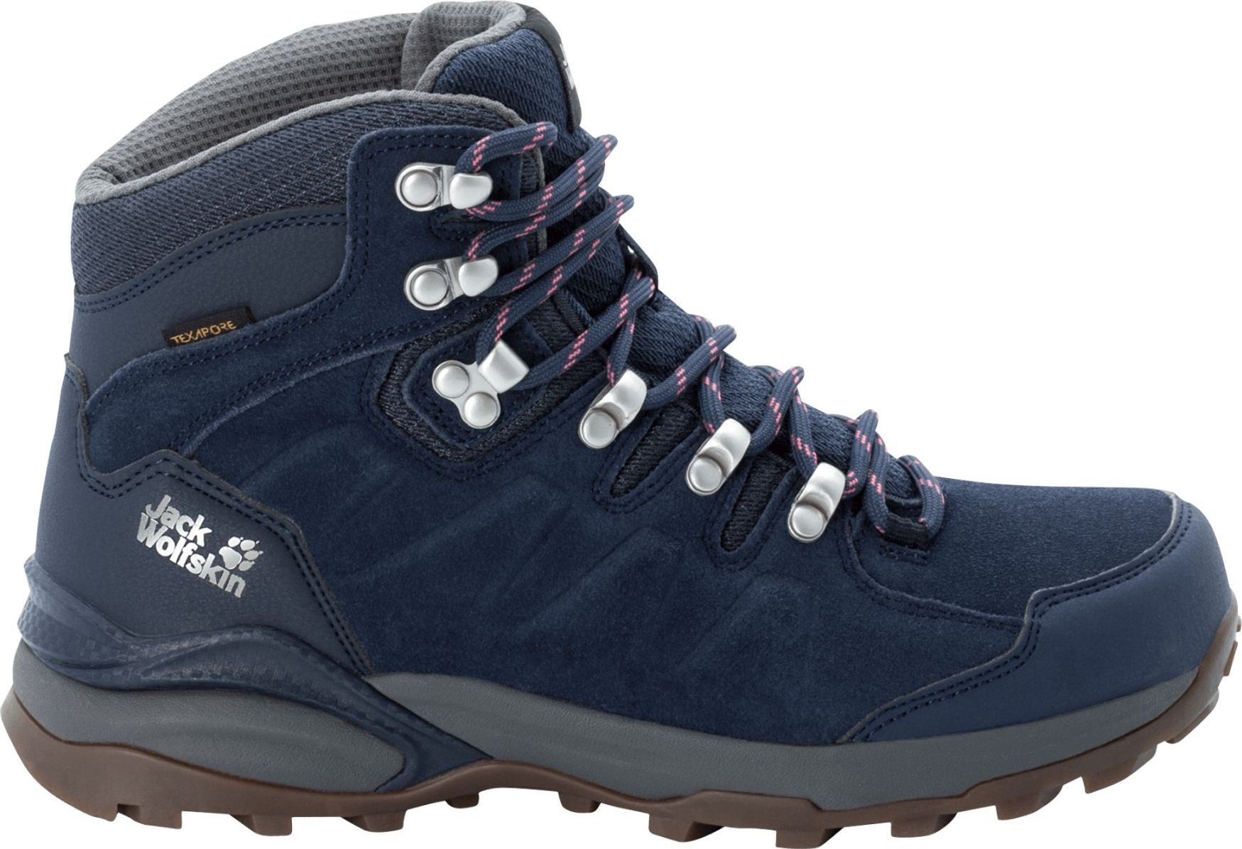 Buty trekkingowe damskie Jack Wolfskin Refugio Texapore Mid granatowe r. 38