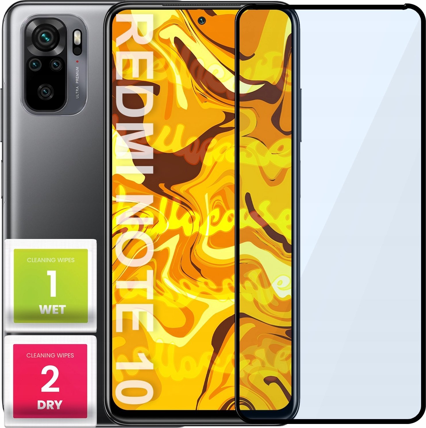 Hello Case SZKŁO HARTOWANE DO XIAOMI REDMI NOTE 10 5G PEŁNE NA CAŁY EKRAN SZKIEŁKO 5D