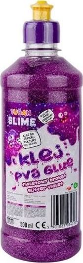 TUBAN Klej fioletowy brokat 500 ml