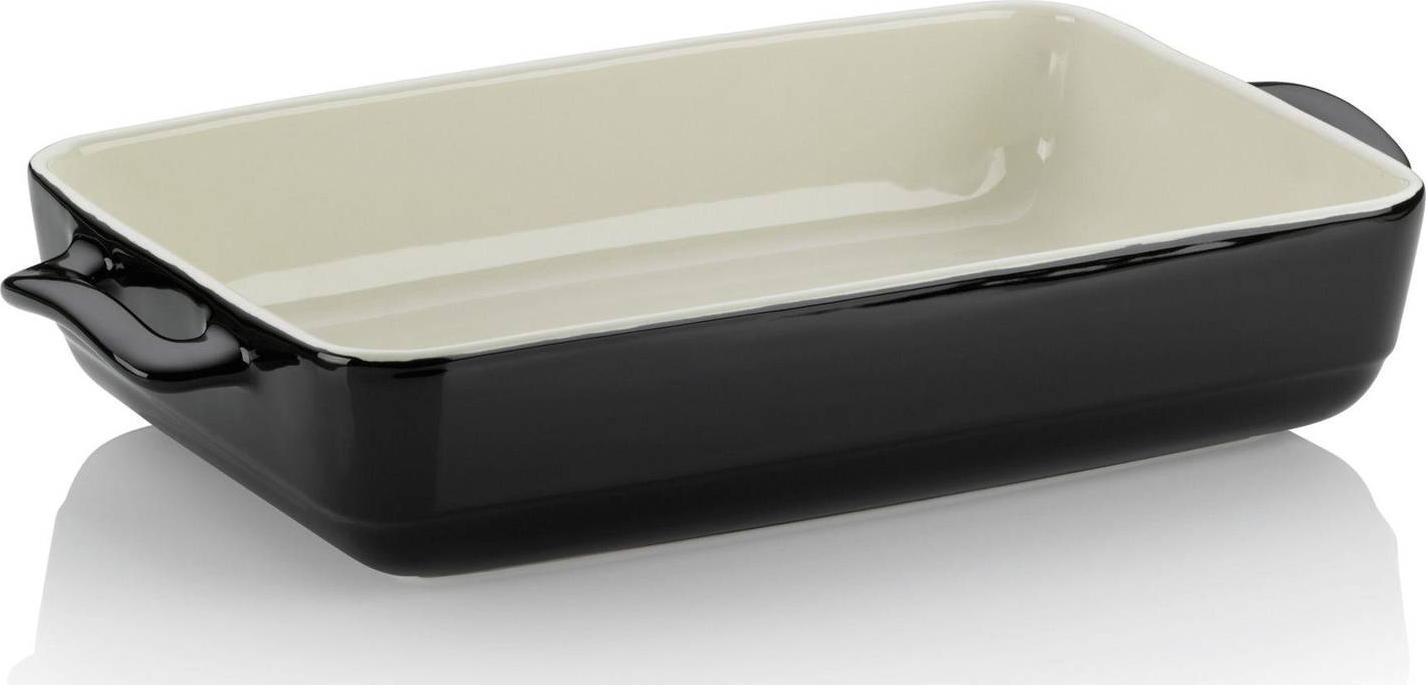 Kela naczynie żaroodporne, 37,5x22x7 cm, czarne
