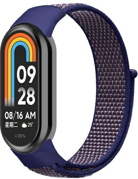 Beline pasek Mi Band 9/8 NylonLoop granatowy/navy