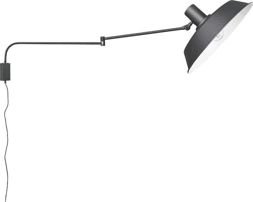 Kinkiet Trio Kinkiet biurowy czarny Trio Bolder 200300132