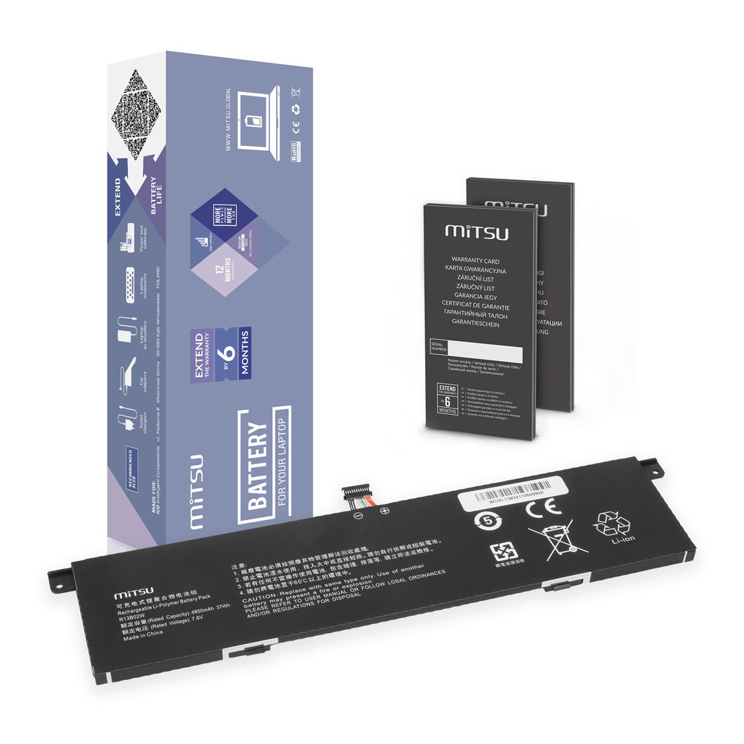 Bateria R13B01W R13B02W do Xiaomi Mi Air 13.3 2018