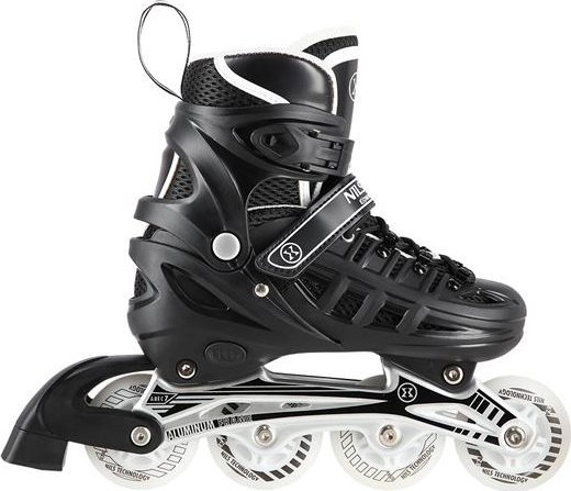 Rolki Nils Extreme NH10905 z wymienną płozą regulowane czarne r. 31-34