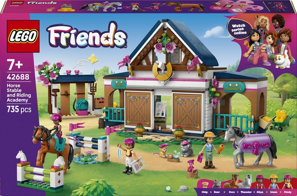 LEGO Friends Stadnina i szkółka jeździecka (42688)