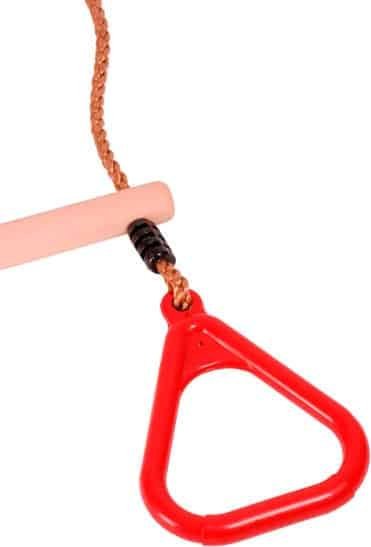 Małpiszon obręcze z trapezem czerwony