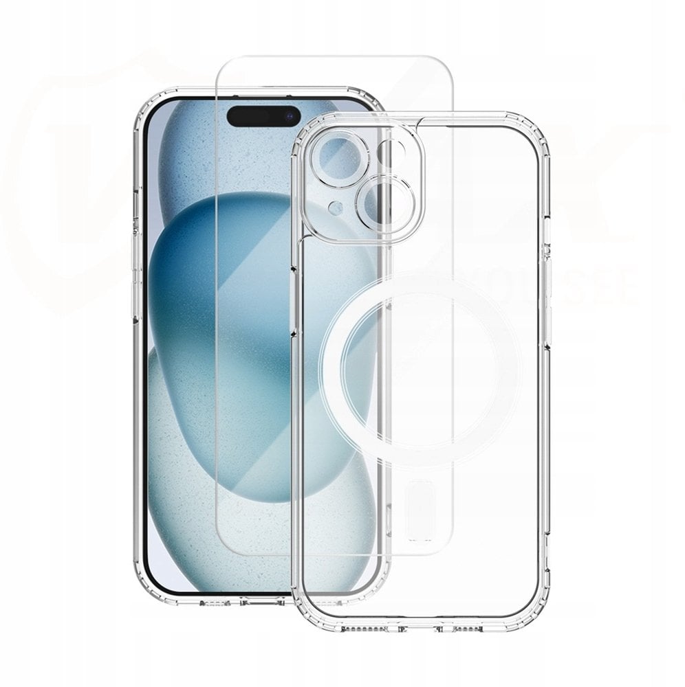 Vmax zestaw nakładka + szkło 2,5D premium do iPhone 16 Plus 6,7"