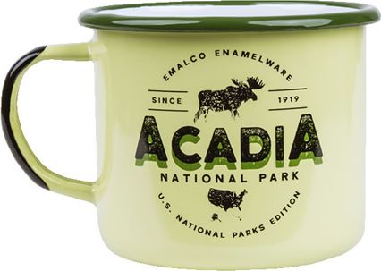 U.S. National Parks Kubek emaliowany zielony