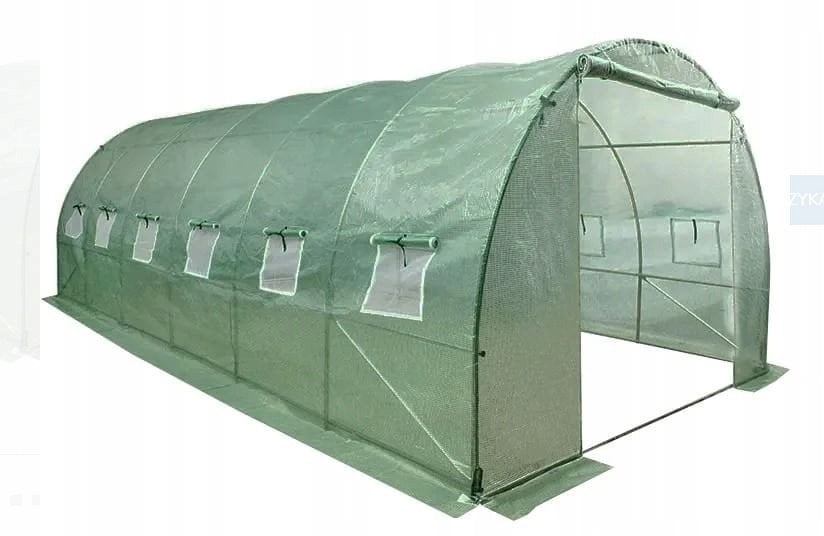 Tunel Foliowy Ogrodowy Szklarnia 6x3x2m Folia 18m² UV-4 Premium