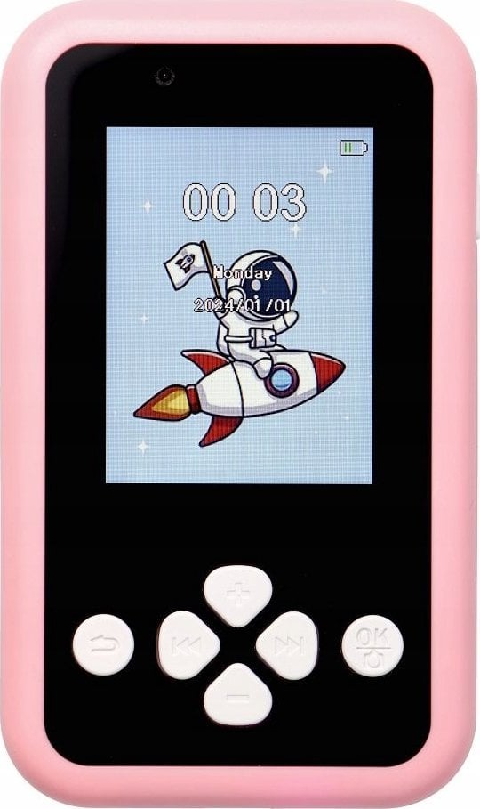 Telefon do gier dla dzieci z ekranem IPS 2,4" z przyciskami KDC-0027A różowy
