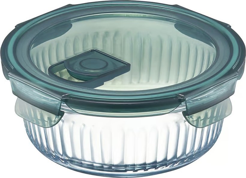 Dajar Pojemnik szklany 620 ml na żywność okrągły Rillet AMBITION