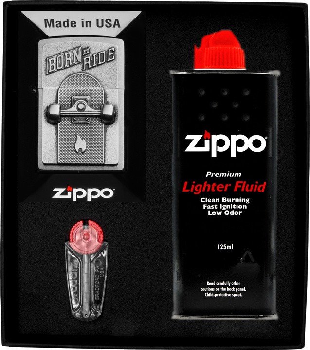 Zestaw ZIPPO Zapalniczka SKATEBOARD Prezentowy No1