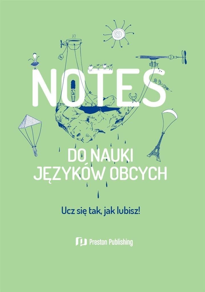Preston Publishing Notes do nauki języków obcych pistacjowy
