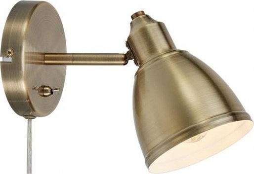 Kinkiet Markslojd Markslojd Story 108714 kinkiet lampa ścienna 1x40W E14 złoty/biały