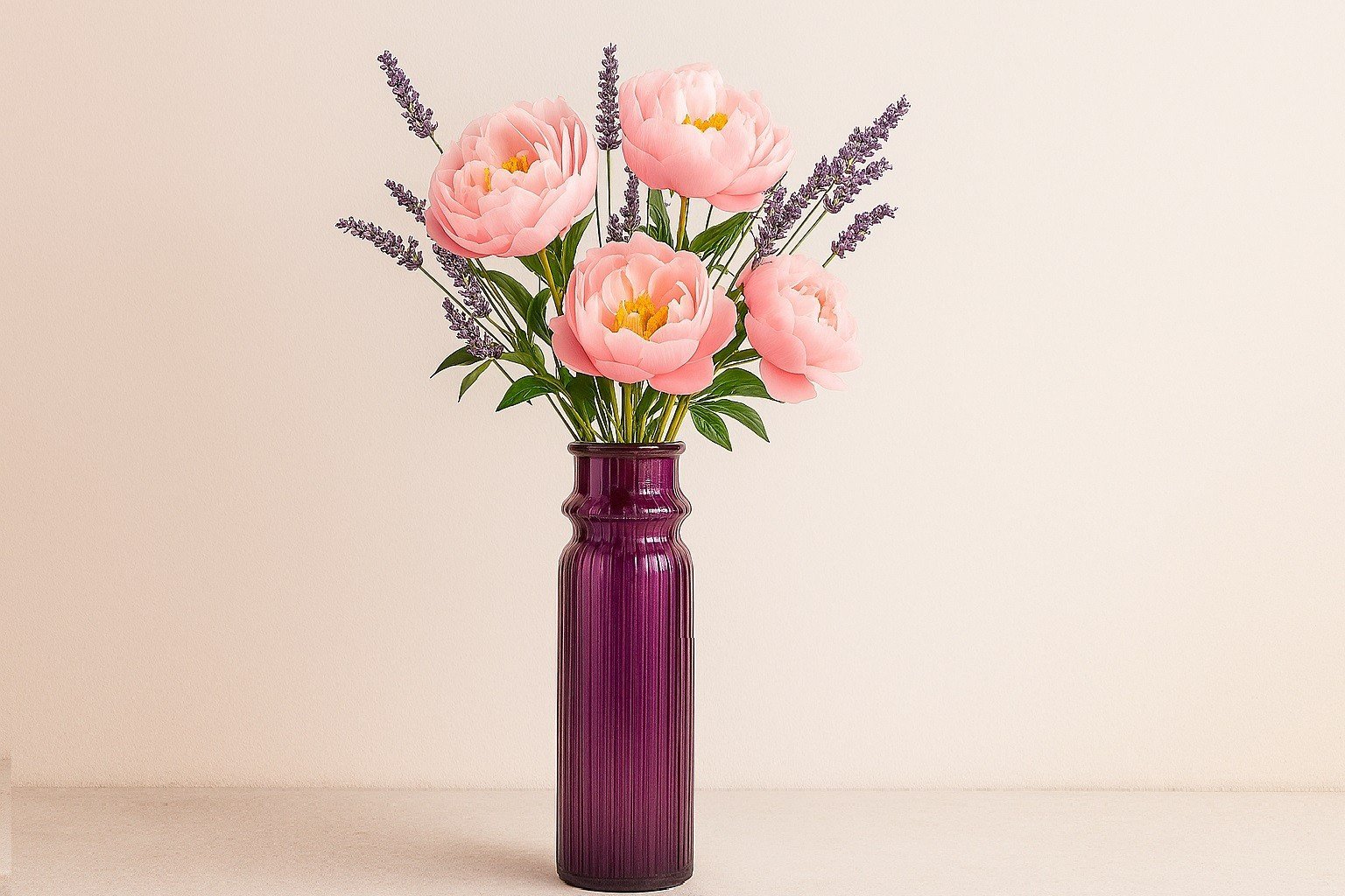 Wazon szklany 45,5 cm fioletowy 4901 San Miguel