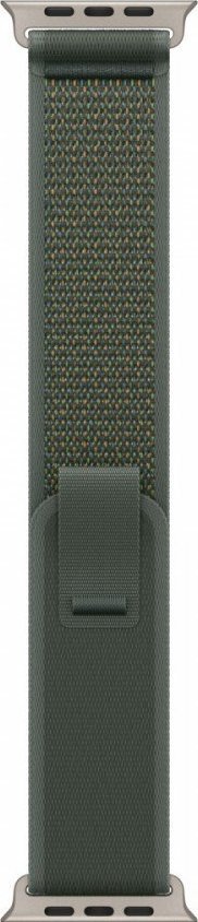 Apple 49mm Green Trail Loop - S/M - Natural Titanium Finish