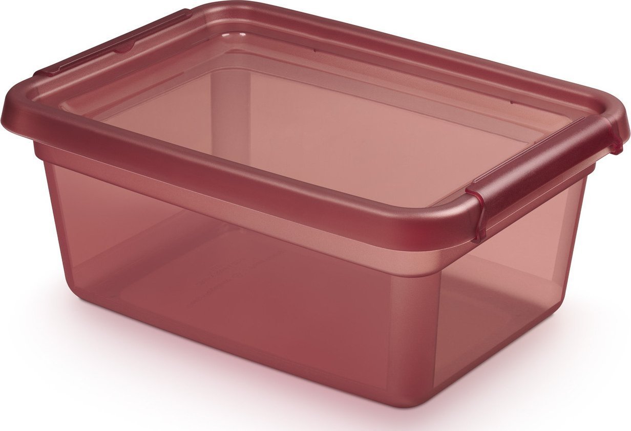 Basestore Pojemnik Z Pok.i Klipsami 28x38x16cm 12,5l Rhubarg (2522)