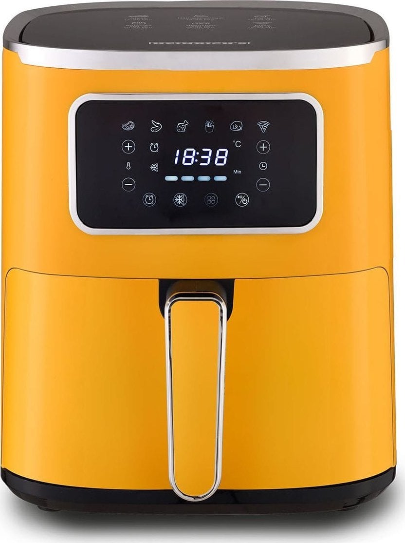 Frytkownica beztłuszczowa Heinrichs Frytkownica beztłuszcz.HEINRICH"S HFR 8216 ŻÓŁTA