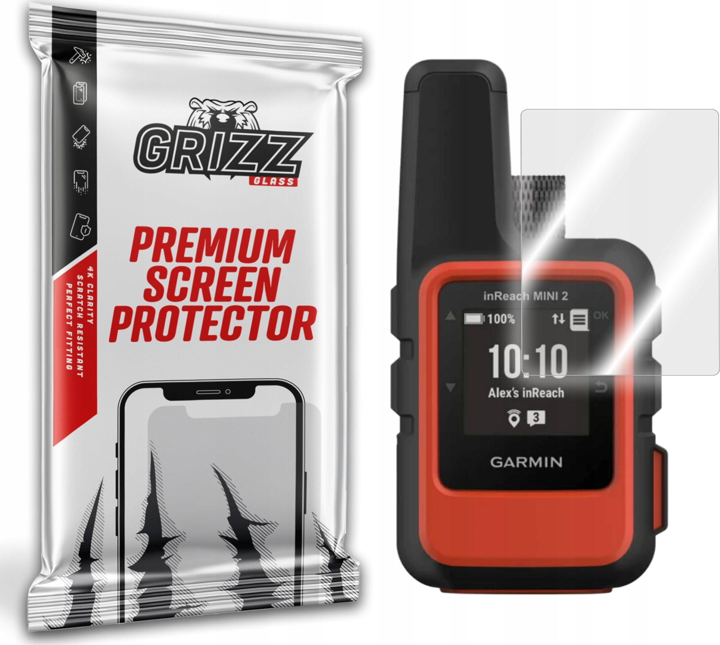 GrizzGlass Szkło hybrydowe GrizzGlass HybridGlass Garmin inReach mini 2