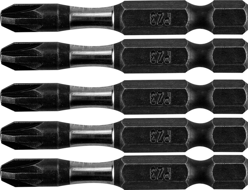 Neo Końcówka wkrętakowa (Bity udarowe S2, 50 mm, PZ3 - 5 szt.)