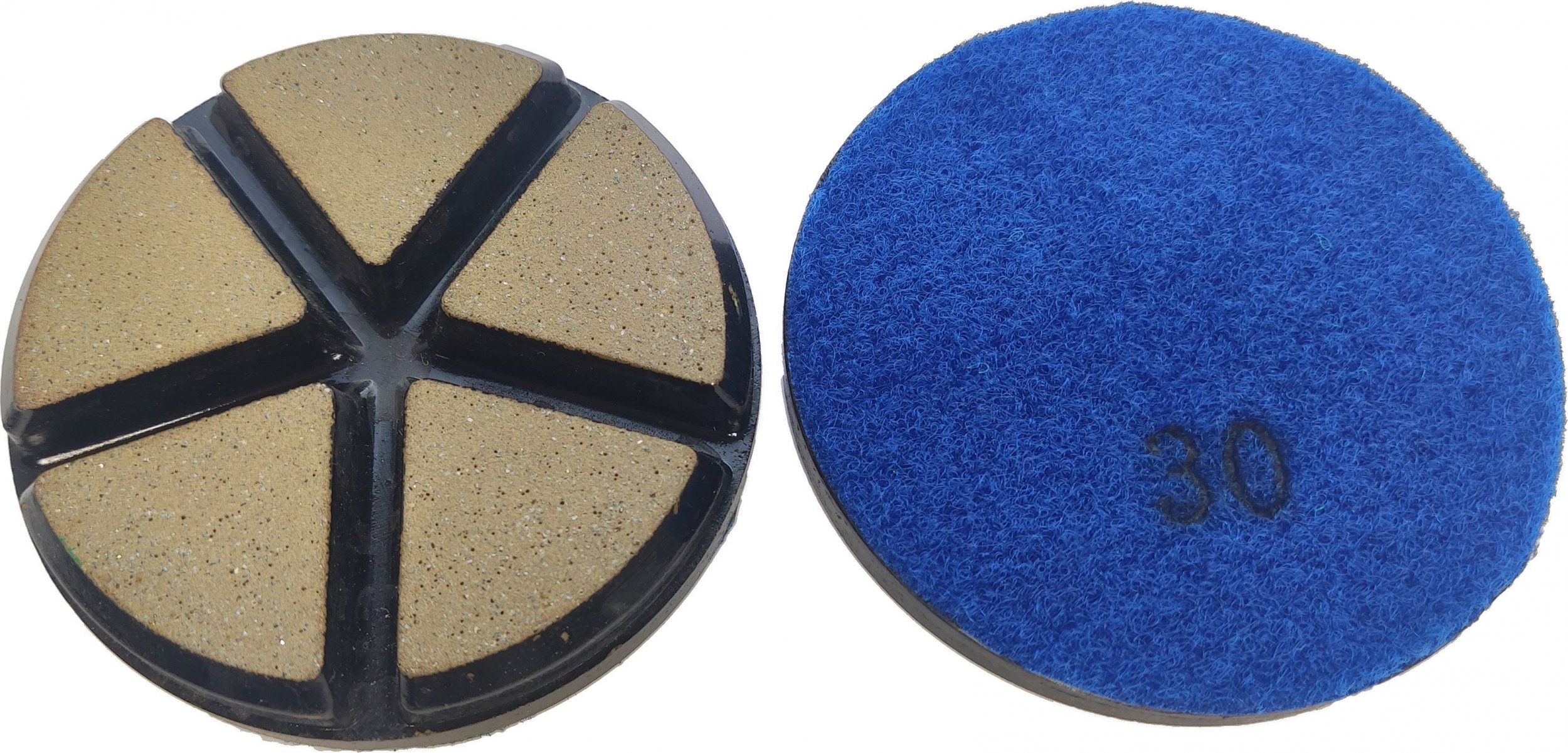 Diamentowe.net.pl Miedziano ceramiczny pad gradacji 50 do usuwania polerowania rys z betonu